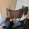 Bolso para Axila de Mujer 2026 Nuevo Otoño Retro Commute Bolso de Hombro Único Nicho Gamuza Felpa Maillard Bolso Cruzado