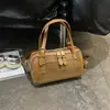 Bolso de Mano tipo Almohada de Moda para Mujer 2026 Nuevo Bolso Boston Bolso de Hombro Cruzado con Textura de Moda