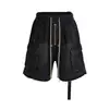 Ropa de Trabajo de Alta Calle Americana Diseño Pesado Pantalones Cortos de Mezclilla Desgastados Verano Unisex Sueltos de Moda Marca Ins Pantalones a Mitad del Muslo