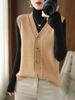 Cárdigan Chaleco Transfronterizo para Mujer Otoño e Invierno Chaleco Exterior Chaqueta Holgada Talla Grande Hilo de Núcleo Tejido Chaleco Chaleco