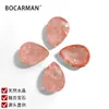 Pedras Soltas de Gema Rosa Fusion Estão Disponíveis do Fabricante, com Pedras Misturadas Cor de Doce em Pedras Soltas Sintéticas em Formato de Pera