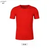 Camiseta de Malla Blanca al por Mayor Secado Rápido Manga Corta Ligera Transpirable Camiseta Publicitaria para Maratón Ropa de Trabajo Deportes al Aire Libre