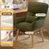 Cadeira de Maquiagem Uso Doméstico Quarto de Menina Penteadeira Banqueta Camarim Estilo Creme de Alta Qualidade Encosto Giratório Cadeira de Manicure