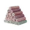 Pano de limpeza pano de limpeza diária cozinha doméstico absorvente pano para lavar louça espessado toalha de prato sem fiapos fácil de limpar