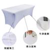 Funda Elástica para Mesa de 1.37m x 1.83m Mantel Elástico Rectangular Mesa de Cóctel Mesa de Conferencia de Hotel Mesa de Comedor Impermeable Uso en el Hogar