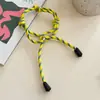 Cuerda de Mano Ins Estilo Coreano de Moda Genial Bolsa de Cuerda Tejida de Nylon Llavero Colgante Pulsera Colgante de Tarjeta para Niñas para Fotografiar Colgante de Cuerda de Mano