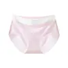 Calcinhas Finas de Seda Gelada Jacquard para Mulheres, 10A Antibacterianas, Gancho Estendido, Respiráveis, Sem Costura, Amigáveis à Pele, Calcinhas Femininas de Cintura Média