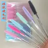 Varilla de Cristal Transfronteriza Cepillo de Silicona para Pestañas Cepillo para Cejas Polvo de Cebolla Maquillaje Mini Cepillo Pequeño Peine de Silicona Colorido para Pestañas