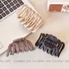 Presilha de Cabelo em Formato de Abóbora, Novo Acessório Simples para Cabelo, Presilha Grande Fosca para Cabelo Grosso, Garra de Cabelo para Parte de Trás da Cabeça