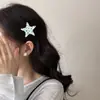 Nuevo Pinza para el Cabello de Moda de Estrellas y Lunares para Mujer, Pinza Personalizada Moderna y Divertida para Flequillo, Accesorios Simples para el Cabello de Lado, Pinzas Dulces