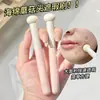Brocha correctora GECOMO con cabeza de esponja de hongo, aplicación sin costuras para marcas de acné en áreas grandes, mini brocha de maquillaje individual