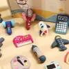 Suministros para el Primer Cumpleaños del Bebé, Set de Accesorios de Lotería para Cumpleaños de un Año, Regalos de Cumpleaños para Niños y Niñas, Juguetes Modernos de Goma Suave de Dibujos Animados