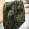 2*4mm Ábaco espaçador contas soltas Olho de Tigre limão jade verde ponto roda contas frisado diy jóias artesanais atacado
