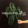 Simulação de Folha de Pinheiro Canadense Decoração de Parede de Plantas para Auditório de Casamento Folha Artificial Arranjo de Sala de Casamento Arranjos Florais Ornatos