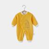 Mameluco para bebé otoño e invierno con forro polar ropa para recién nacido invierno mameluco de manga larga cálido pijama grueso