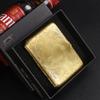 Estuche para cigarrillos portátil de cobre grueso para hombre, con diseño de flores de bronce y doble arma, con 16 resortes