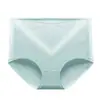 Ropa Interior de Algodón Puro para Mujer Elástica de Cintura Alta Sin Costuras Control de Abdomen Sensación de Segunda Piel Levanta Glúteos Cómodo Transpirable Algodón Puro en la Entrepierna Bragas para Mujer