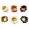 Anéis/ganchos de madeira coloridos de 4cm na cor café para acessórios DIY, incluindo anéis para pendurar, fivelas para bolsas e argolas para cortinas. Venda direta da fábrica.