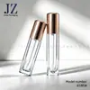 Pedido Jinze: Tubos de Gloss Labial com Base Redonda em Formato de Lábio/Base Plana, Materiais de Embalagem Tubulares Vazios de Plástico