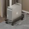 Soporte para Host de Computadora, Escritorio de Oficina, Estación de Trabajo de Escritorio para el Hogar, Soporte de Base Deslizante para Chasis, Bandeja, Estante de Almacenamiento