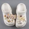 Lindo Corazón de Niña Zapatos Cueva Accesorios Flor para Zapato Hebilla para Zapato Gatito Pez Felpa Dibujos Animados Hebilla para Zapato Batata Venta Caliente