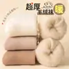 Meias de Cashmere Femininas Outono e Inverno Meias com Plus Veludo Meias de Lua Grossas para Casa e Dormir Meias Quentes de Inverno Femininas