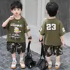 Conjunto de Camisetas de Manga Curta Ultraman para Meninos 2026 Novo Estilo Verão para Bebê Menino Roupas de Verão para Crianças
