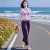 Design da Moda Deste Ano 2026 Novo Suéter de Tricô Jacquard Estiloso e Juvenil com Cintura Elástica para Mulheres