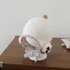 Novo chapéu de pelúcia para bebê, chapéu de lã infantil de ovelhinha super fofo, chapéu à prova de vento com proteção para as orelhas para outono e inverno para meninos e meninas, atacado