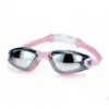 Gafas de Natación para Adultos de Silicona Coloridas Galvanizadas Impermeables y Antivaho Alta Definición Unisex Gafas de Natación al por Mayor Anti-UV