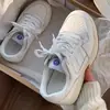 2026 Primavera/Verano Nuevo Comercio Exterior 2026 Nuevos Zapatos de Plataforma Gruesa para Aumentar la Altura Modernos Zapatos para Mujer Estilo Infantil Zapatos Blancos Transfronterizo
