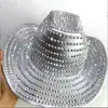 Atacado Transfronteiriço Amazon Novos Produtos Festa Chapéu de Cowboy Brilhante com Strass Festa Musical Chapéu de Jazz Chapéu de Cowboy Ocidental