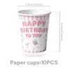 Decoraciones para Fiesta Temática de Ganso Rosa de Amazon Platos de Papel de Ganso Tonto Servilletas Manteles Set Arreglo de Escena de Cumpleaños