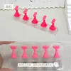 Base para Prática de Nail Art Suporte para Unha de Prática Peça de Unha Usável Especial Peça de Xadrez Suporte para Unha Postiça Base Magnética Suporte de Exibição para Trabalho