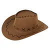 Sombrero de Sol de Ala Ancha Estilo Vaquero Occidental para Mujer 2026 Nuevo Sombrero para Viajes de Vacaciones en el Desierto Sombrero de Ala Ancha con Protección Solar