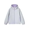Jaqueta cardigan com capuz estilo americano, peça externa casual masculina de corte solto, jaqueta versátil e moderna, azul escuro, moda feminina, jaqueta para casal