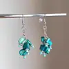 Pulsera Bohemia Transfronteriza Europea y Americana con Cuentas Azules Venta Caliente de Comercio Exterior Multicapa Apilable Cadena para Clavícula Exagerada de Personalidad