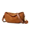 Bolso Transfronterizo Grande para Mujer 2026 Nueva Moda Retro Gamuza Bolso de Hombro Cruzado para Viajes Bolso de Cintura Dropshipping