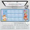 Calendário do Ano do Cavalo 2026 Impermeável Nova Mesa Mat Ano Novo Vermelho Computador Criativo Mouse Pad Extra Grande Gaming