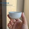 Dehua Porcelana Blanca Cerámica Juego de Tazas de Té Pequeñas de 6 Tazas de Maestro, Tazas de Té Individuales de Jade Nefrita, Tazas de Degustación de Té, Té Kung Fu