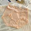 Ropa interior de cintura alta para señoras de talla grande para mujer sexy gorda MM200 kg encaje japonés cadera transpirable sensación pura y fresca