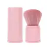 Pincel Retrátil Multifuncional Conveniente Pincel de Maquiagem Pincel para Blush Pincel Grande para Pó com Tampa Cabeça de Cogumelo Ferramenta de Maquiagem