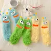 Calcetines de Invierno de Peluche de Monstruo para Mujer, Terciopelo de Visón Engrosados, Divertidos para Dormir, Calientes, de Oruga para el Suelo