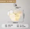 Lustre de quarto vintage estilo francês, quarto principal, quarto temático de nuvens de designer de meados do século, nova luminária de sala de jantar, arte em ferro