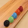Puxador de Gaveta e Porta de Armário Estilo Europeu Liga de Zinco Furo Único Redondo Colorido Desenho Animado Infantil Puxador Moderno Minimalista Dongguan