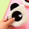 Lindo Empaque Independiente Expresión Creativa Antifaz de Panda de Dibujos Animados Unisex para Dormir de Felpa