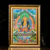 Buda Yuan Hui Xizang Thangka Colgante Pintor con Marco de Fotos Buda Pintura Colgante Buda Moderno Murales Decorativos Varias Especificaciones