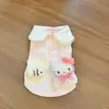 Roupas de Cão para Primavera e Verão Colete Pet Teddy Schnauzer Cão Maltês Roupas