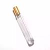Z013-10Ml Frasco de Vidro de Alta Qualidade com Rolo Transparente Frasco Vazio para Óleo Essencial Massagem Frasco Rolo de Perfume Portátil