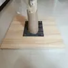 Árbol para gatos resistente al desgaste antiadherente para pelo tronco de madera maciza tronco de árbol muerto casa grande para gatos árbol rascador de celebridad de internet plataforma de salto para mascotas integrada